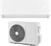 Split Condizionatore 12000 BTU Inverter R32 A++, Climatizzatore Eco, Riscaldamento/Raffreddamento/Deumidificazione, 7 Modalità, 8 Velocità del Ventilatore, Timer 24 Ore, Accessori Inclusi