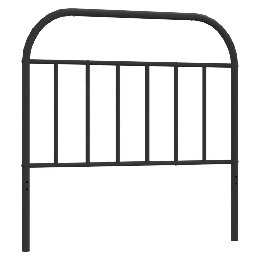 Testiera | Testata di Ricambio in Metallo Nero 107 cm