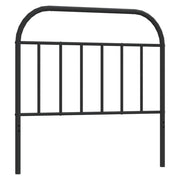 Testiera | Testata di Ricambio in Metallo Nero 107 cm