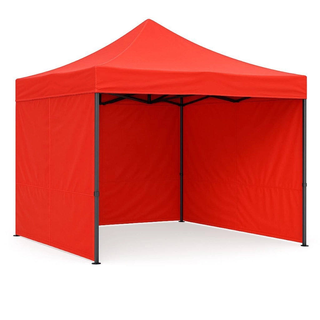 Tenda laterale rossa 9m per gazebo