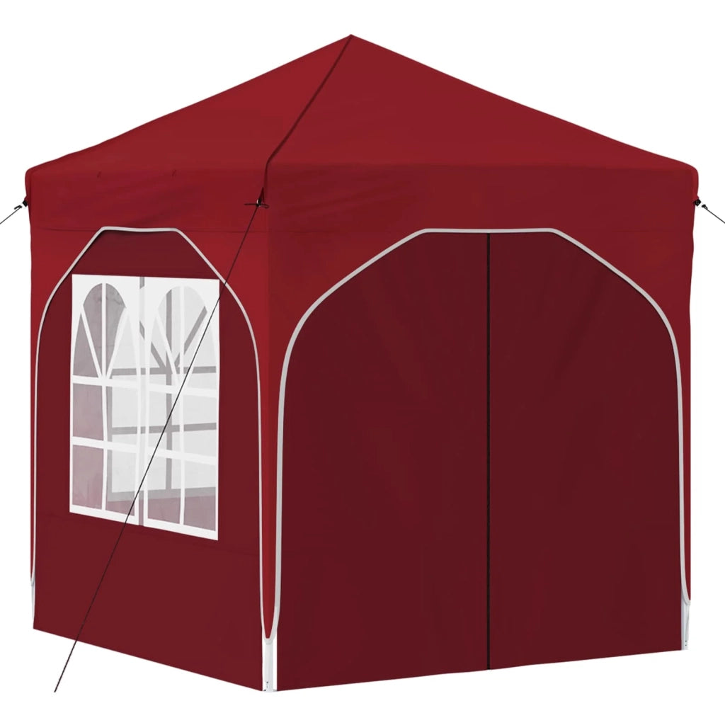Tenda per feste a pop-up-Gazebo 192 x 192 x 245 cm Borgogna 248429
