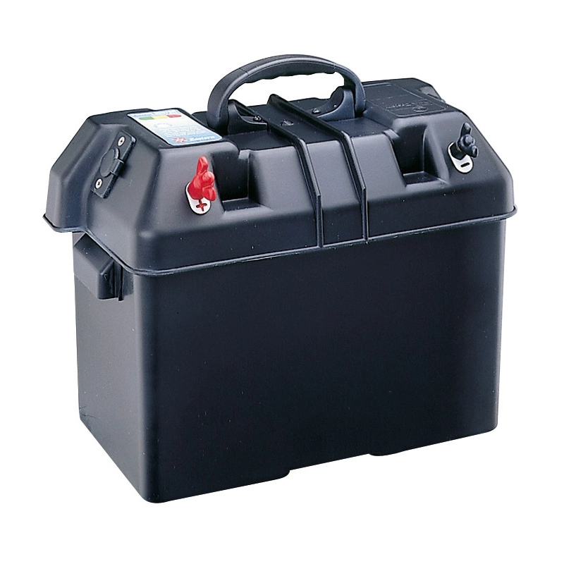 CASSETTA PORTA BATTERIA BATTERY BOX WITH CIGARETTE SOCKET