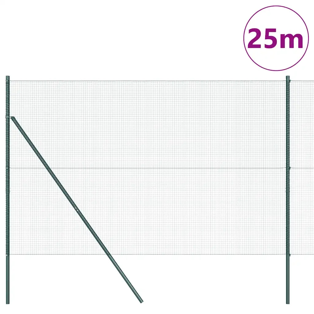 Palo della recinzione Verde Rete 25 x 1,5 m (rete 16 x 16 mm)