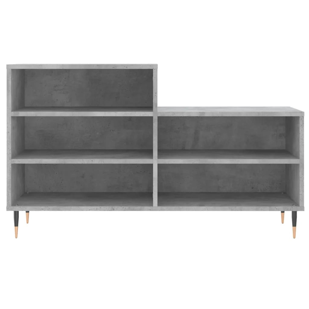 Scarpiera mobiletto portascarpe mobile per ingresso/corridoio/soggiorno 102 x 36 x 60 cm legno ingegnerizzato grigio 02_0021797