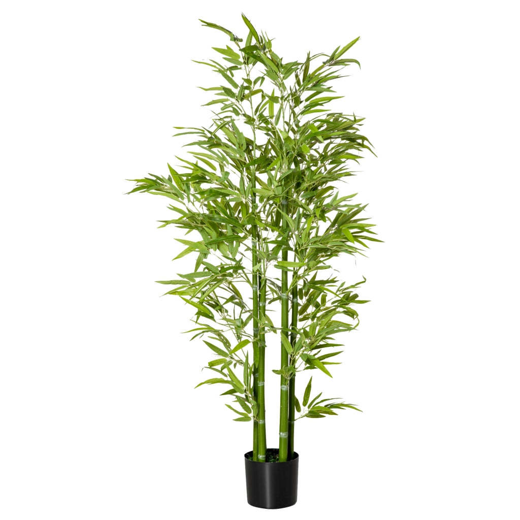 Pianta Finta Bamb¨´ ¨C Minimal ¨C 150cm con Vaso Verde