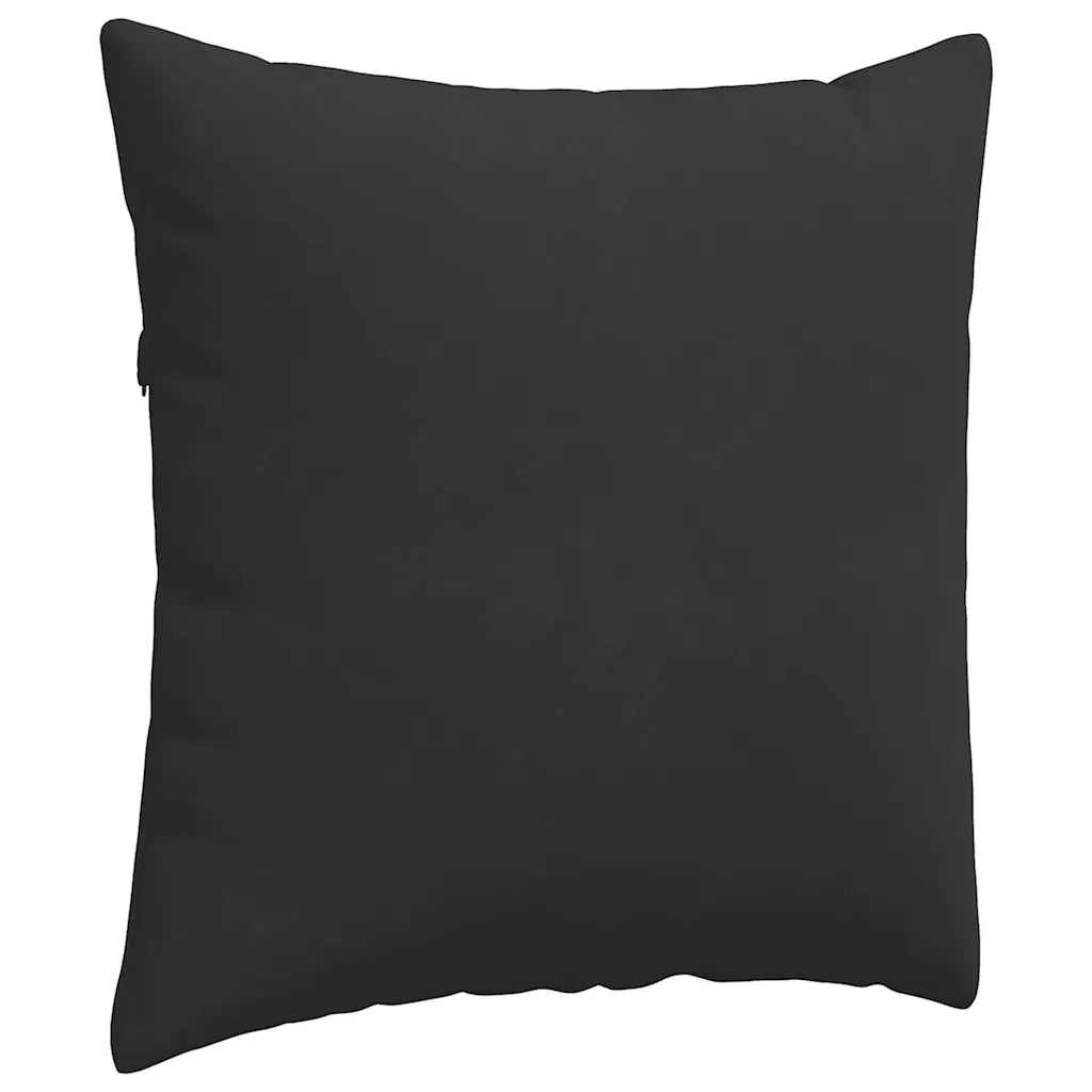 Cuscini da Divano 2 pcs Nero 80 x 80 cm Tessuto 42014072