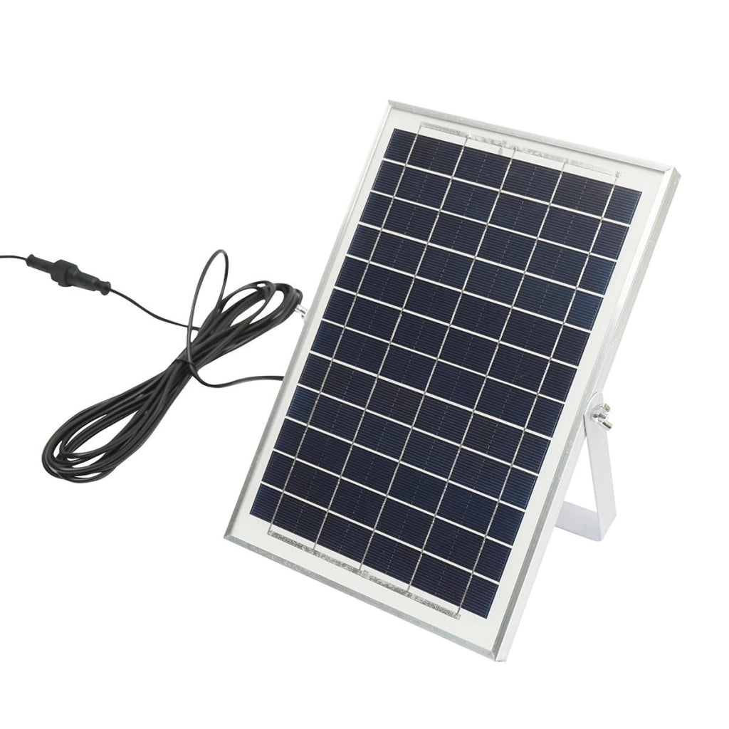 Proiettore led 100W con pannello solare 8W, batteria 5000mAh e telecomando IP66