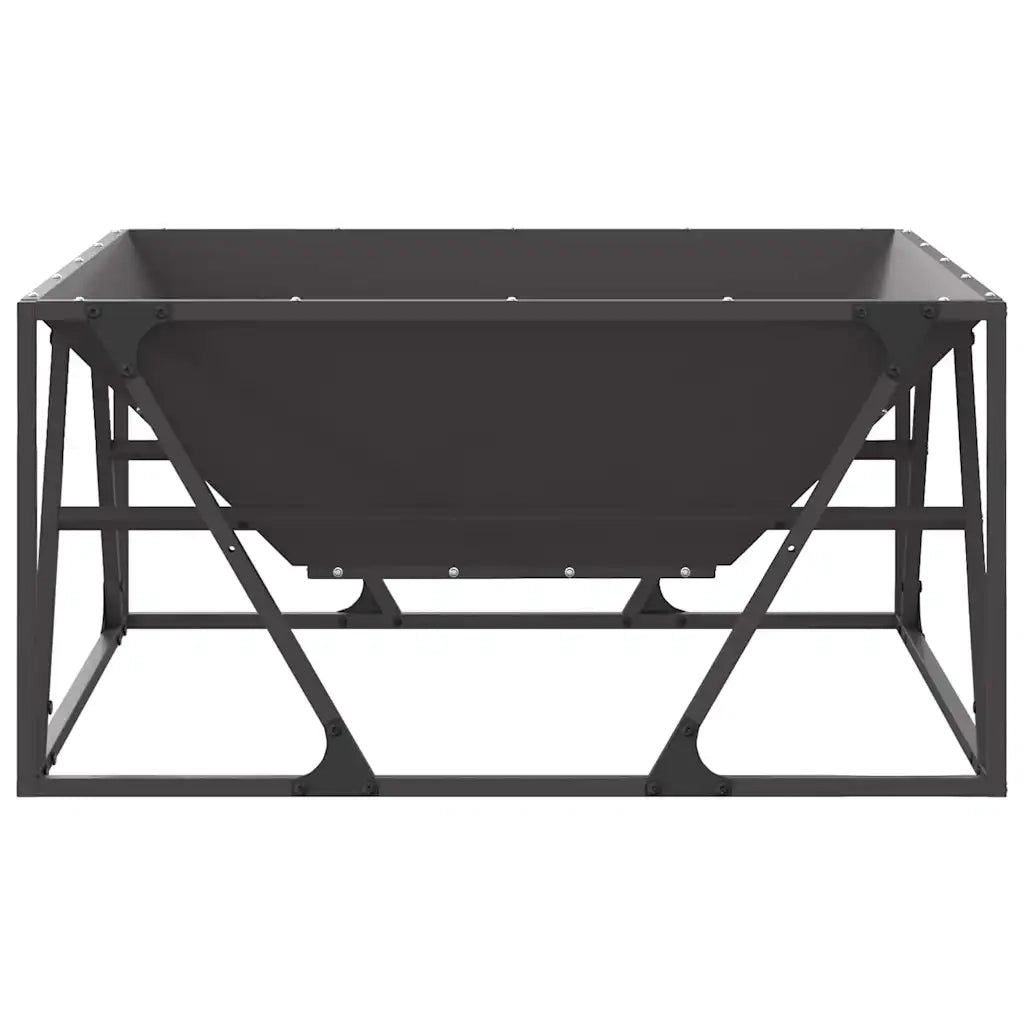 Focolare Nero 80 x 80 x 40 cm Acciaio CFW1718257