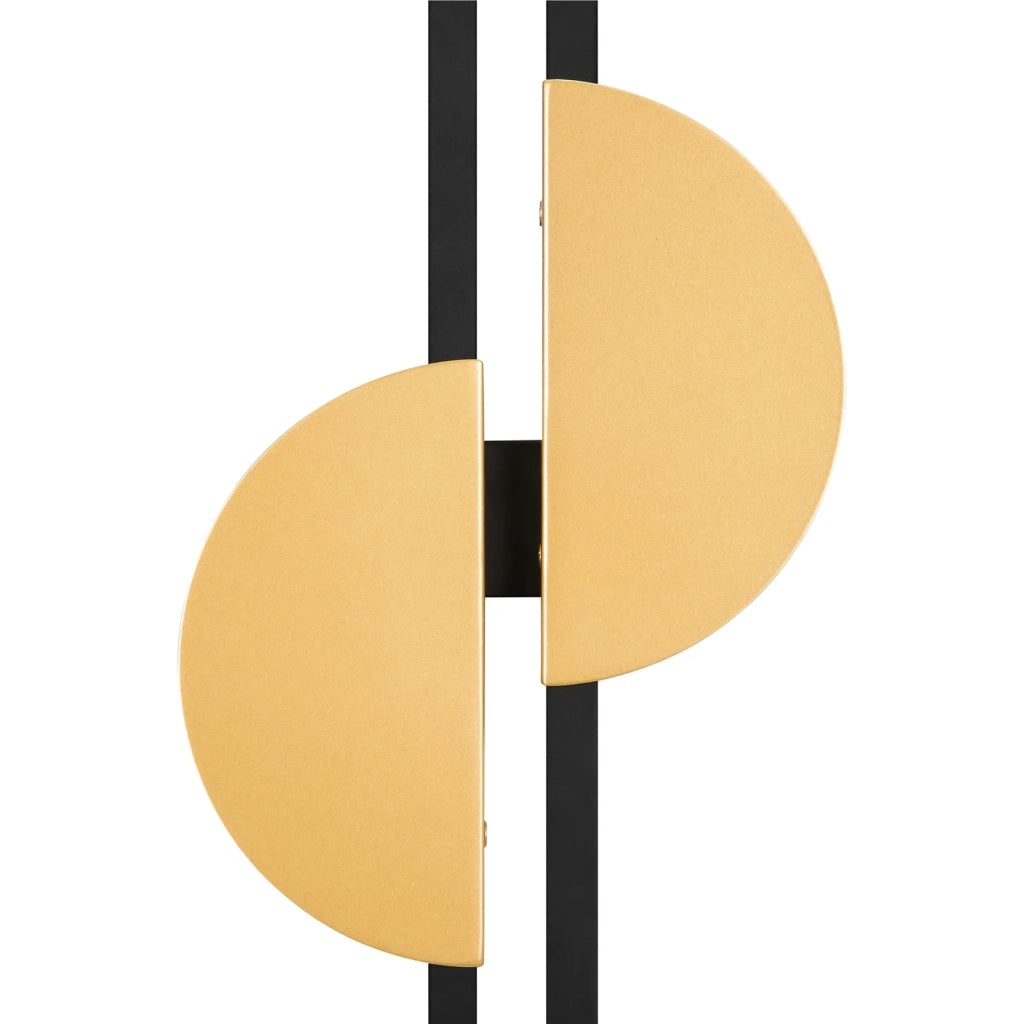 Maytoni applique moderna Skyline 2 luci LED integrato nero metallo