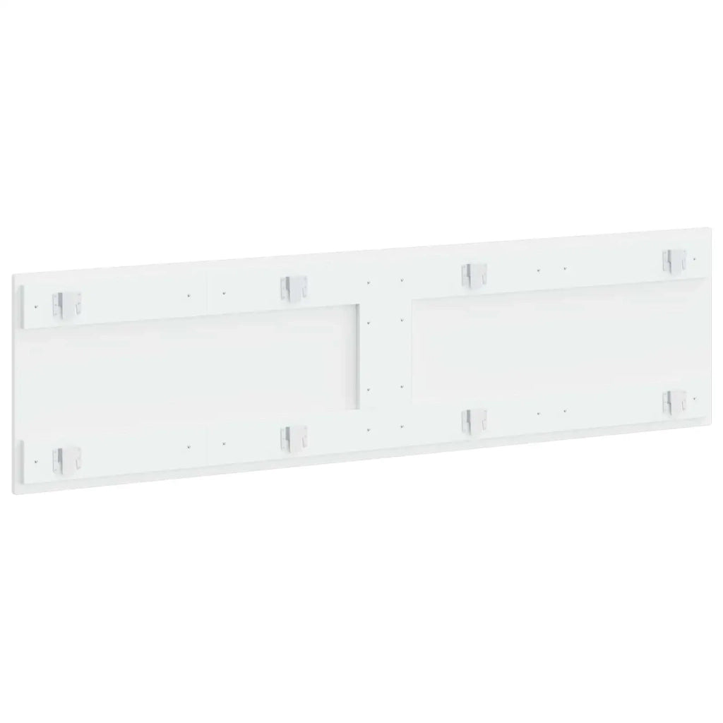Testiera da Muro ZWOLLE Bianco Legno ingegnerizzato 896485