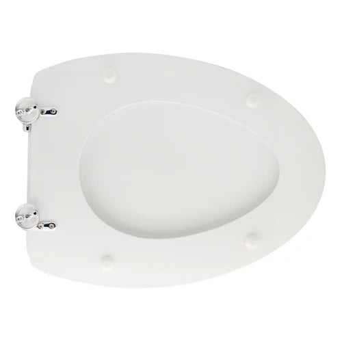 Sedile WC per Terza Età DH Bianco con cerniere regolabili