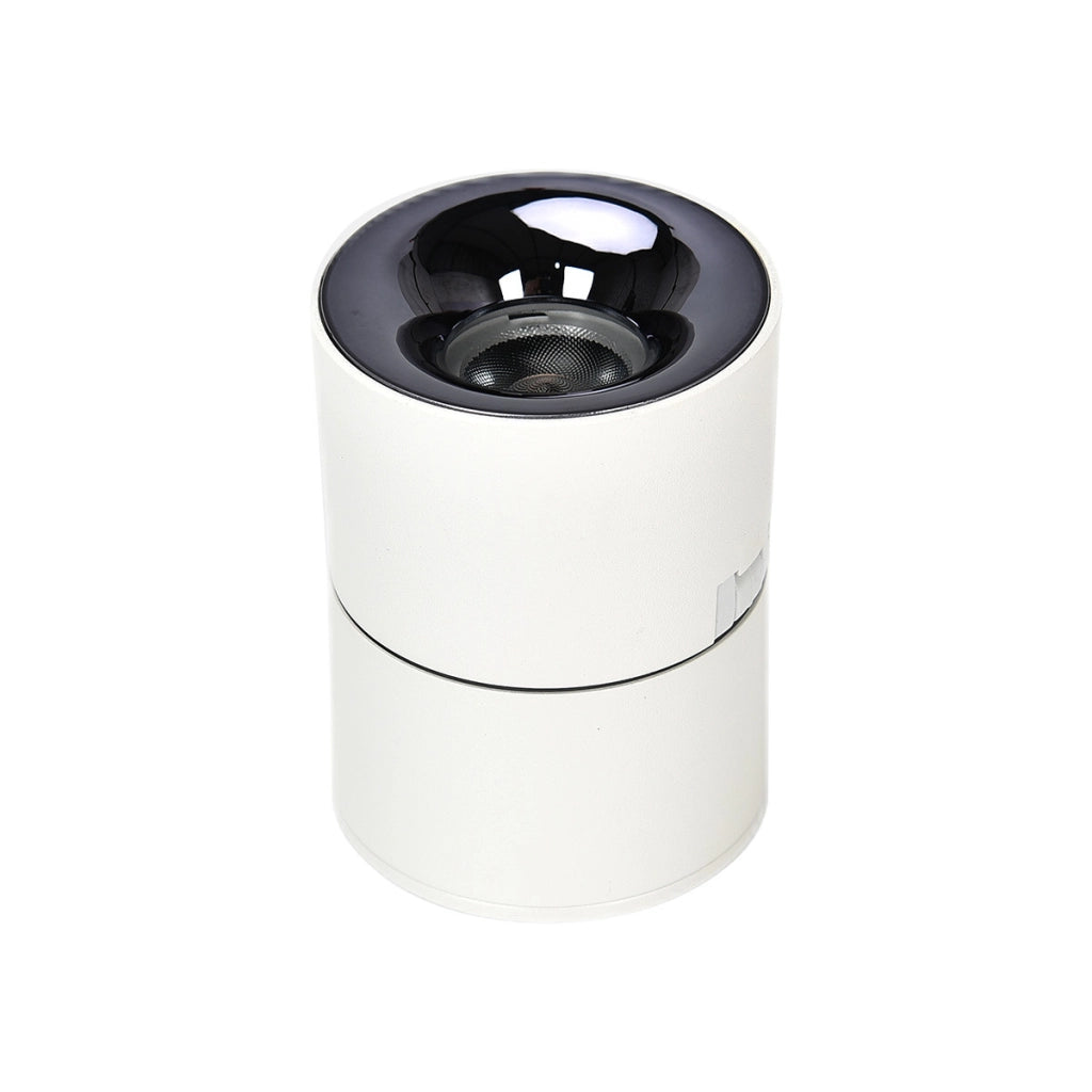 Spot soffitto rotondo bianco orientabile LED CCT 10W
