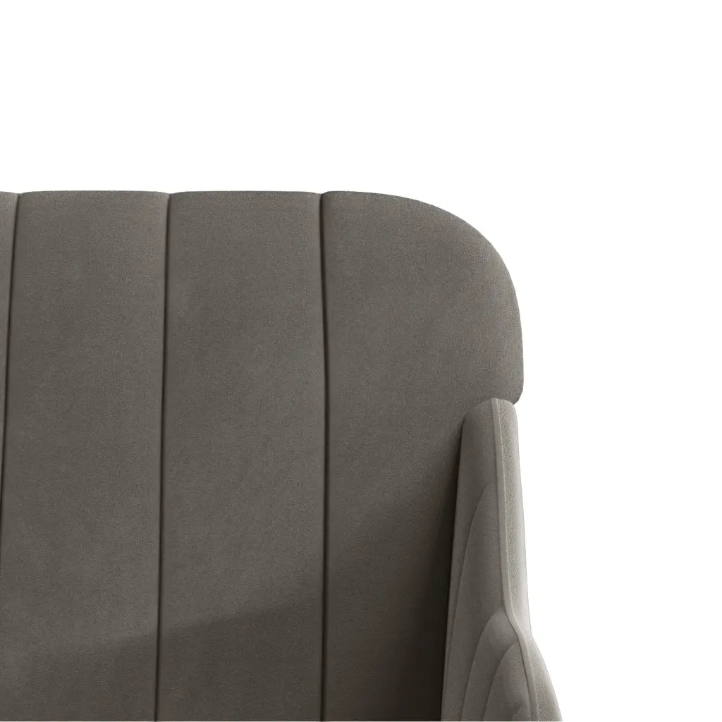 Poltrona | Sedia Relax Grigio Scuro 63x76x80 cm Velluto
