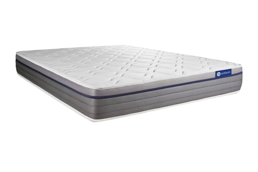 Kit rete e materasso Actilatex zen 130x190cm - Spessore : 26cm - Lattice e memory foam - Bilanciato -