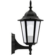Applique esterna nera opaca E27 Liguria Polux 201928