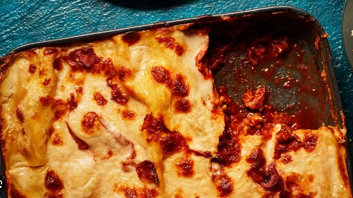 LASAGNERA CON ANELLO 'BLACK LINE' cm 25x20,5x6h - PENTALUX