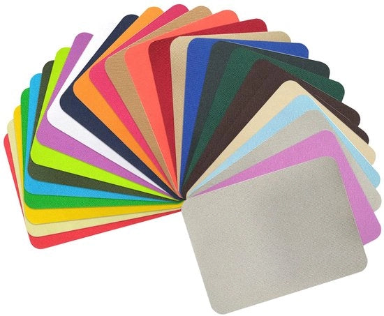 Pannelli Riparatori Striscianti 26 Pezzi - Pannelli Riparatori Quadrati - Pannelli Decorativi per Abbigliamento - Pannelli per Donsjack - Pannelli per Riparazione di Fori - 9,5 x 12,4 cm - Pannelli Riparatori