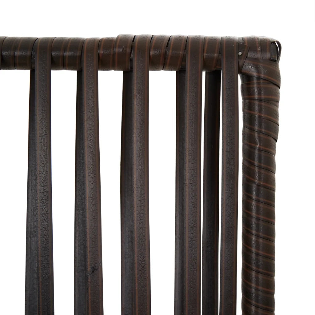 Divisorio per Ambienti | Divider per stanze | Paravento a 6 Pannelli Marrone in Polyrattan