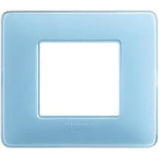 Placca Bticino Matix 2 moduli turchese AM4802CAR