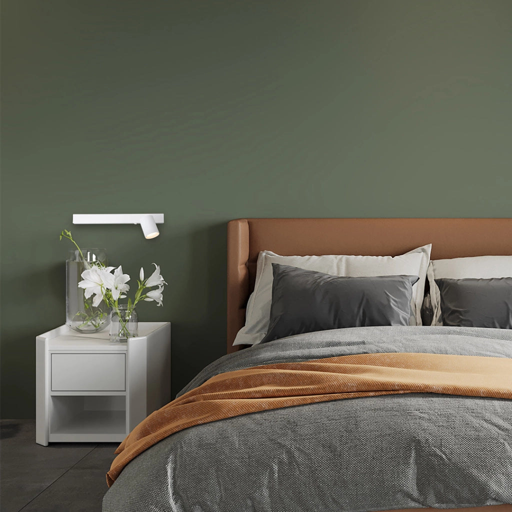 Applique Magnet bianca destra LED 5W CCT GU10 lettura
