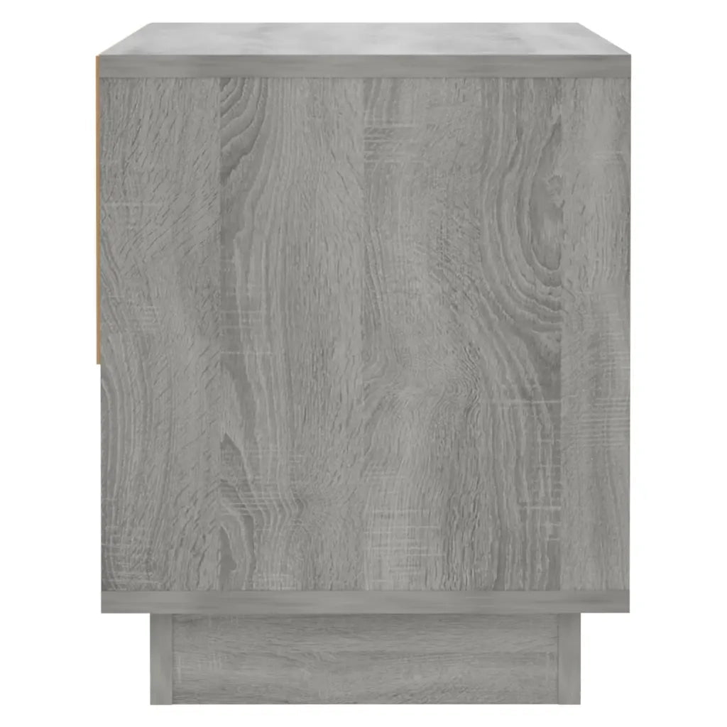 Set di 2 Comodini | Armadio da Notte | Mobiletto da notte Grigio Sonoma 45x34x44 cm in Truciolato