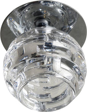 Faretto da soffitto SK-27 1xG4 cromo cristallo Candellux