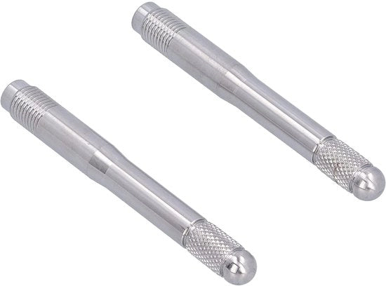 Set di allineamento a vite - Qualità in acciaio inossidabile - 2 pezzi - Installazione facile - Riduzione danni alle ruote - Precisione forma a vite - Set di allineamento ruota