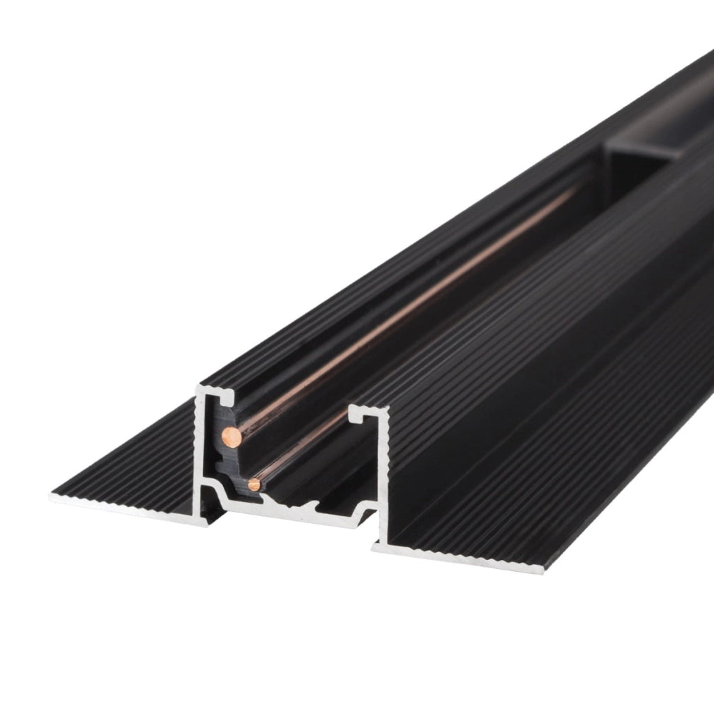 Binario MICRO11 incasso cartongesso nero 1m Maxlight