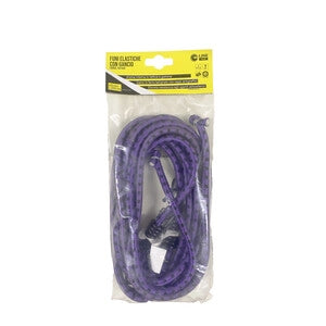 C SET 2 FUNI ELASTICHE D.8 C/2 GANCI FE 200 VIOLA- 1,0 pz