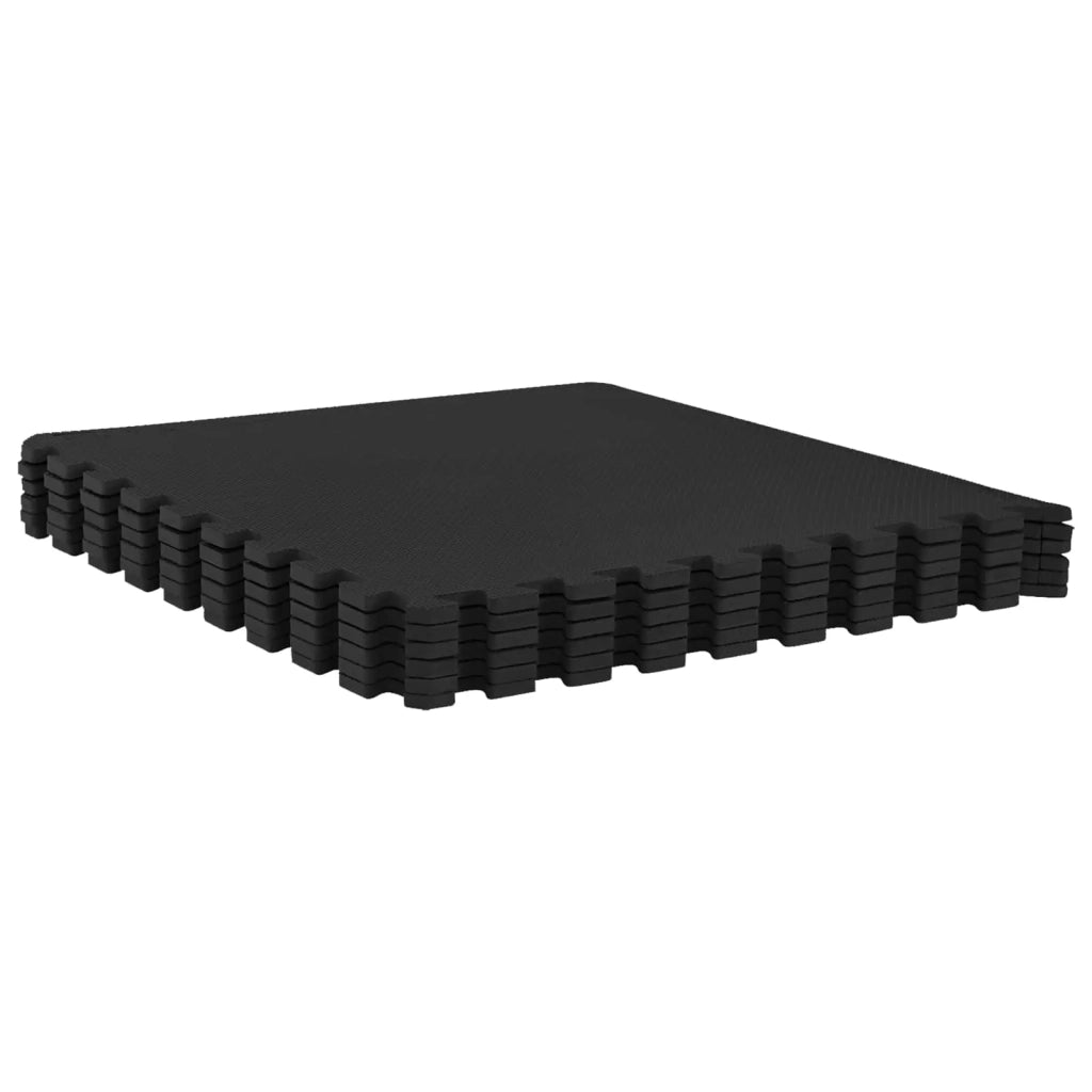 Tappeti 40 pcs Nero 14,4 m² Schiuma EVA 42040724