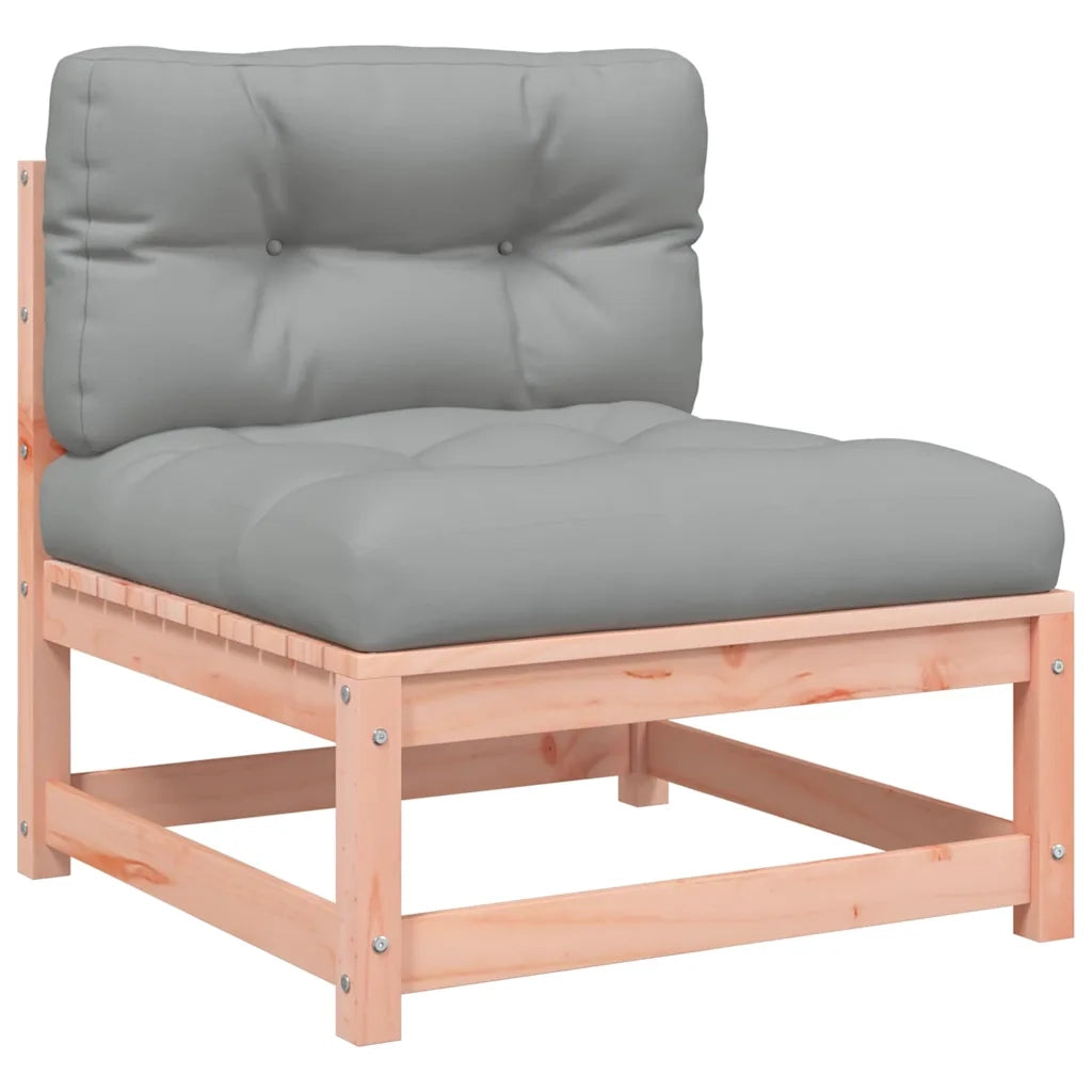 Divano da Giardino Senza Braccioli con Cuscini e Poggiapiedi-Sofa da Giardino-Divano da esterno 993993