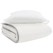 Piumone | Duvet Invernale con cuscino 2 pz Bianco Piuma d'anatra
