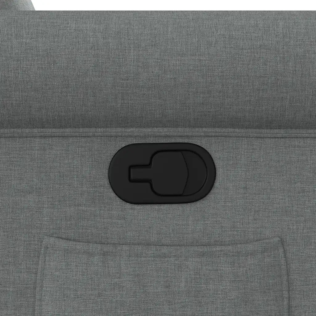 Poltrona Reclinabile in Tessuto Grigio Scuro 4015657