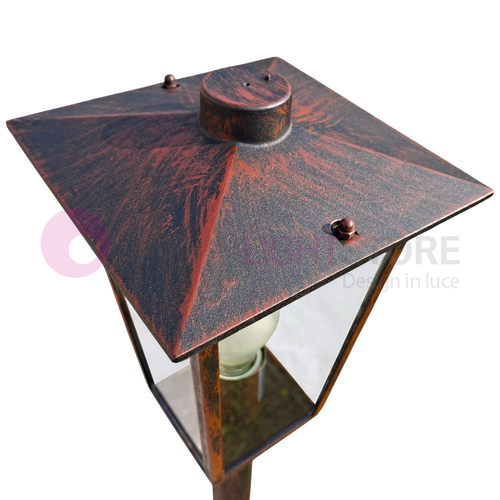 RIBOT RUGGINE Testata per Palo con Innesto d.6 Design Classico