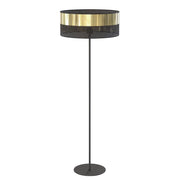 Lampada da terra LUX nera/oro traforata 1xE27 Emibig