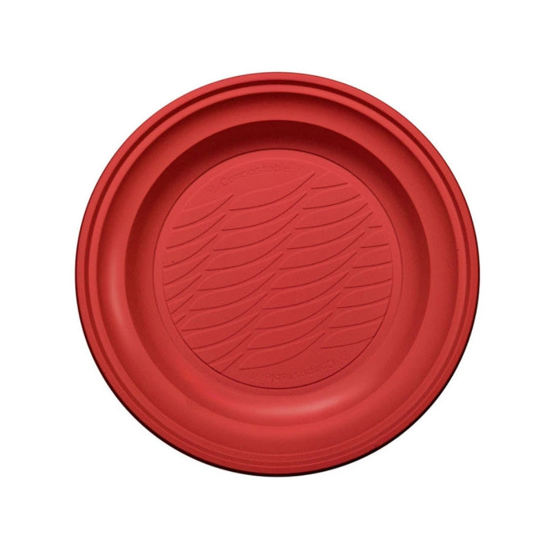 Piatto Fondo Rosso Pz 20 Natural Bibo