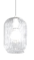 APPLIQUE REGOLABILE CROMO 1 LUCE VETRO TRASPARENTE 1181CR-A-TR