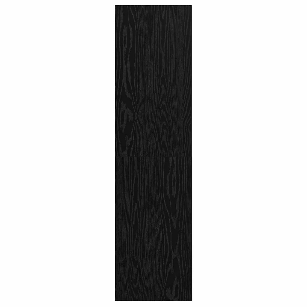Set mobile TV | Armadietto TV | Mobile Porta TV Rovere Nero 37 x 37 x 142,5 cm Legno multistrato