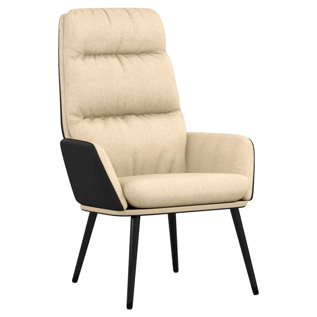 Sedia Relax Crema in Tessuto 341121