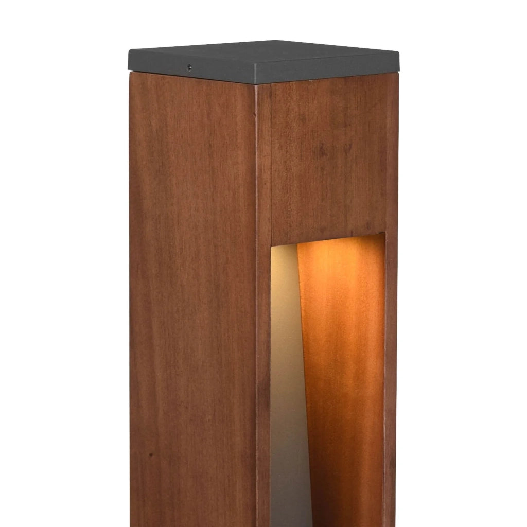 LÚZETE - FARO DI LEGNO ALL'APERTO GU10 IP44 80 CM MULBERRY