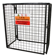 Gabbia Metallica per 3 Bombole del Gas da 19kg in Acciaio Galvanizzato 920mm