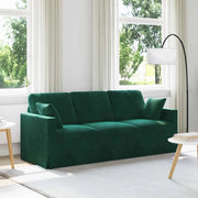 Divano Verde Scuro 198 x 78 x 80 cm Velluto 42024433