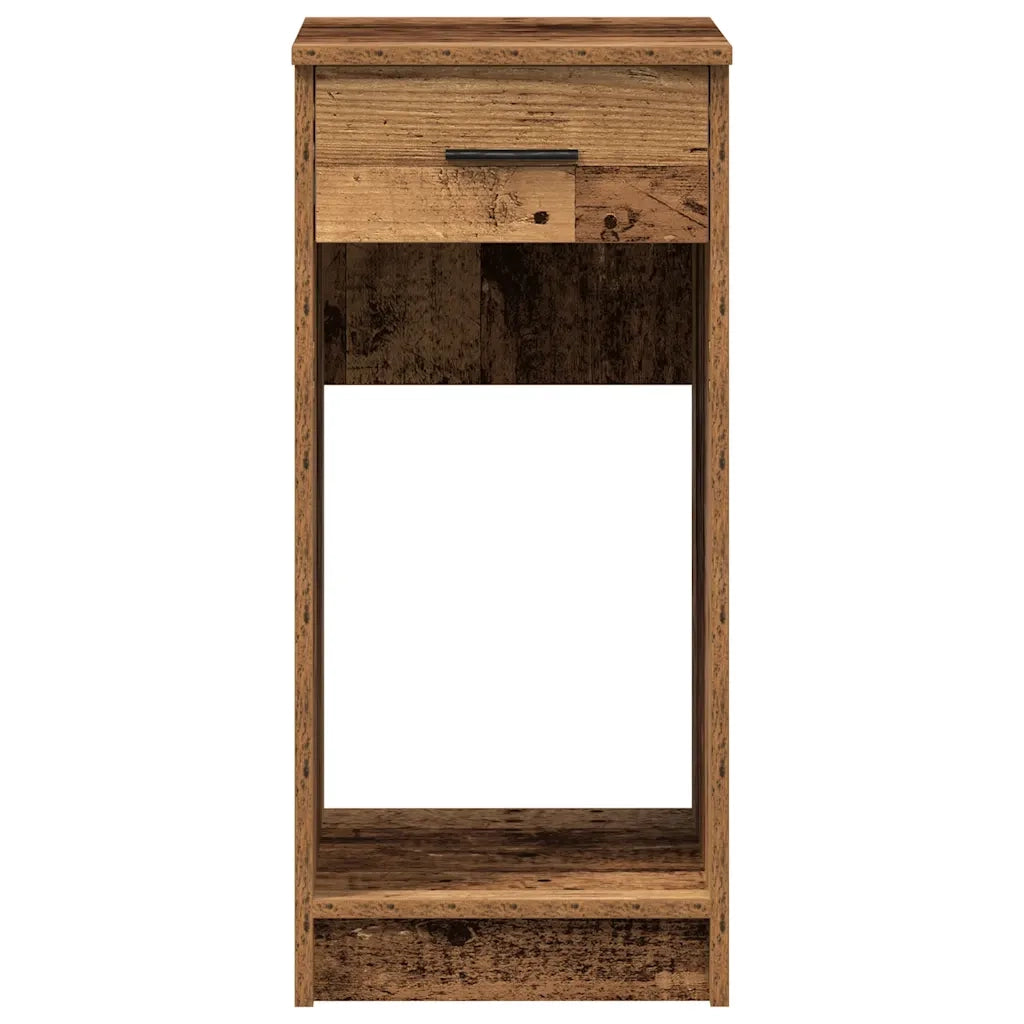 Supporto per Computer a Torre con Cassetto Antico 35x45x77 cm 858747