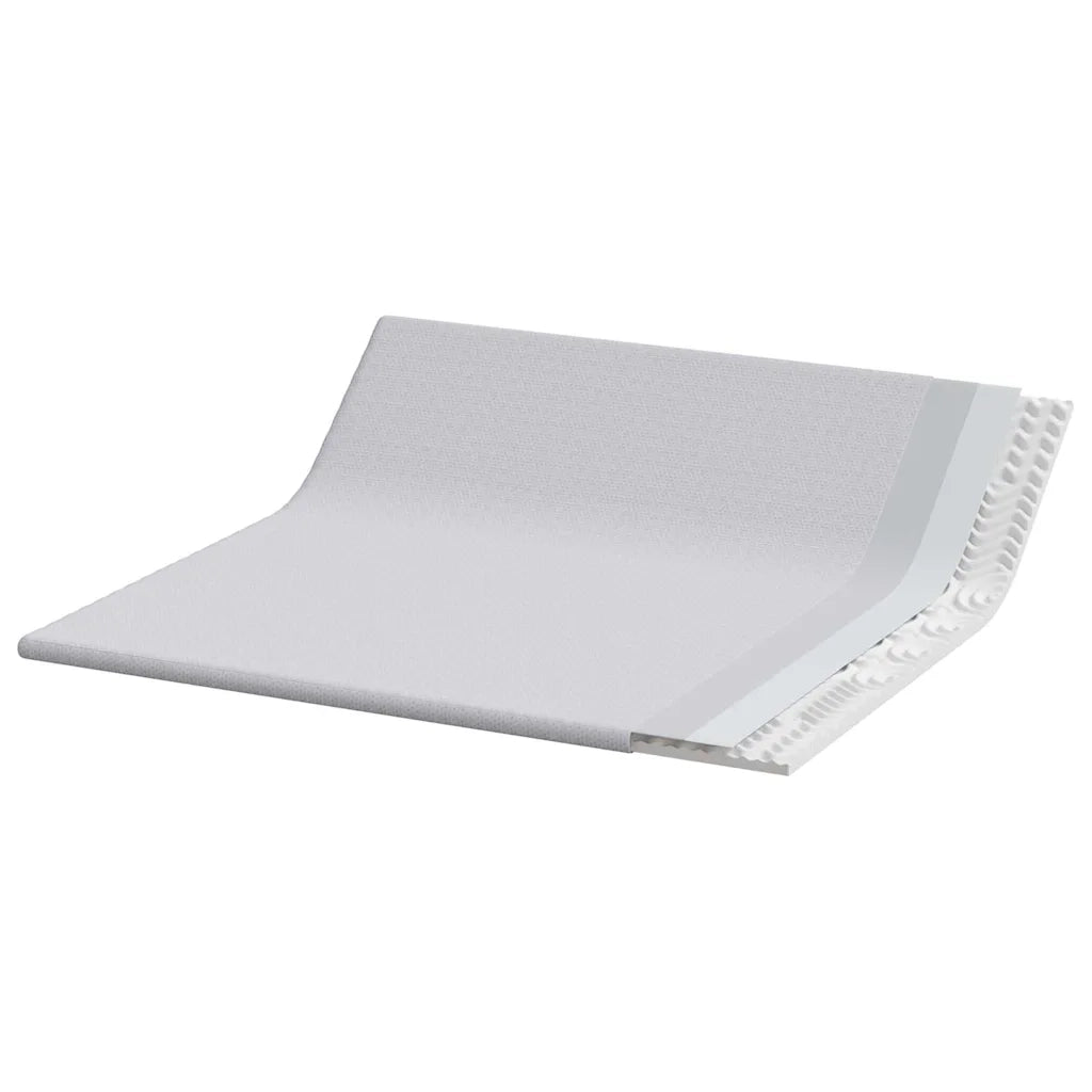 Topper per materasso Bianco 200 x 200 cm Tessuto Jacquard 4106197