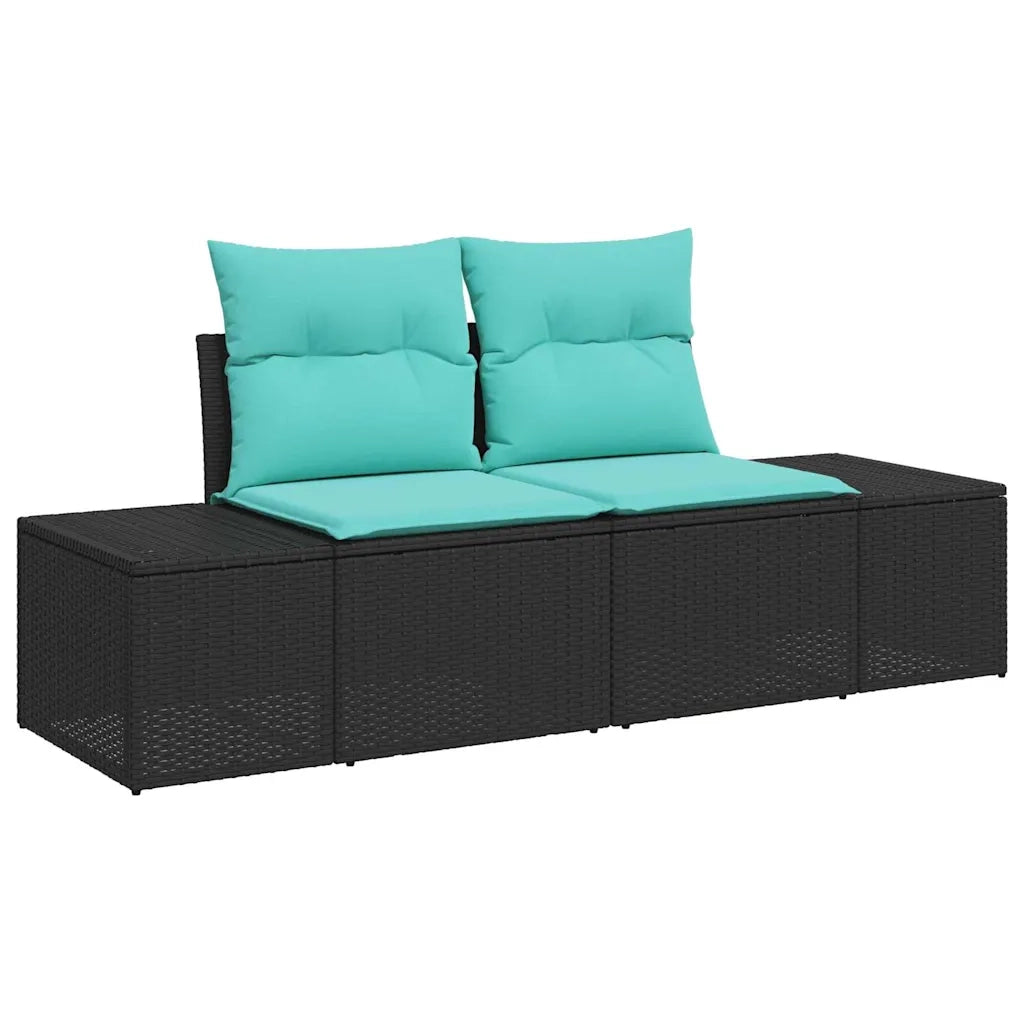 Set di divani 3 pz polyrattan 3360727