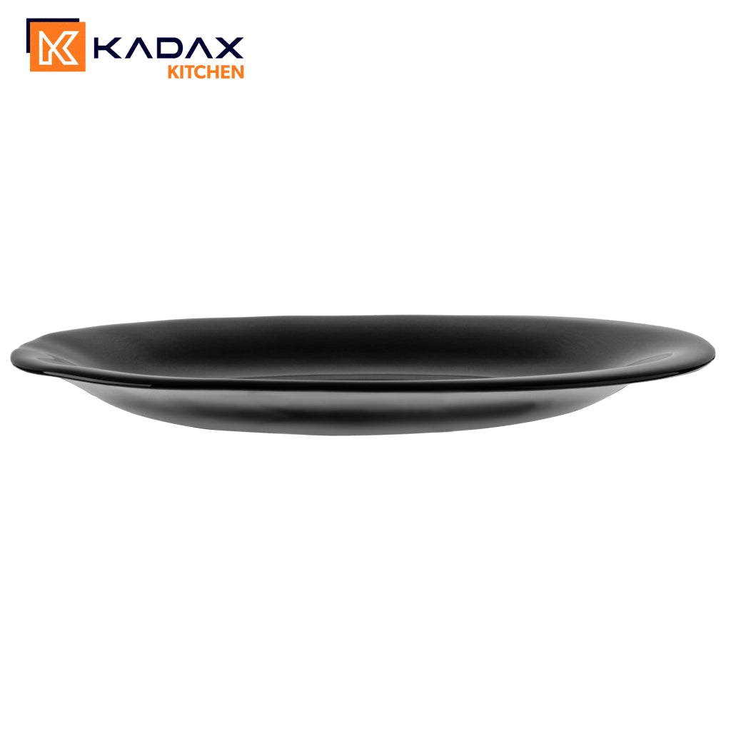 Set di 3 piatti KADAX neri