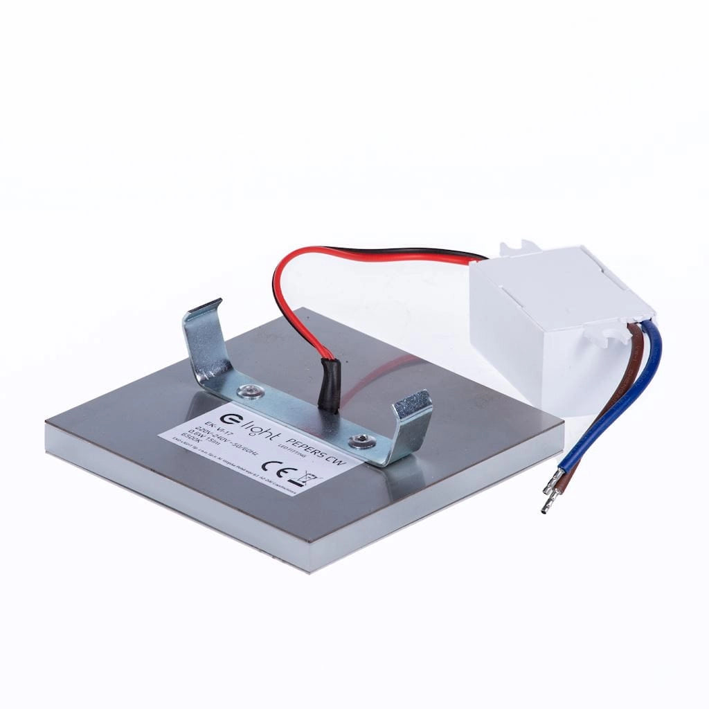 Lampada segnapasso LED Eko-Light Pepers 0,6W 4000K argento