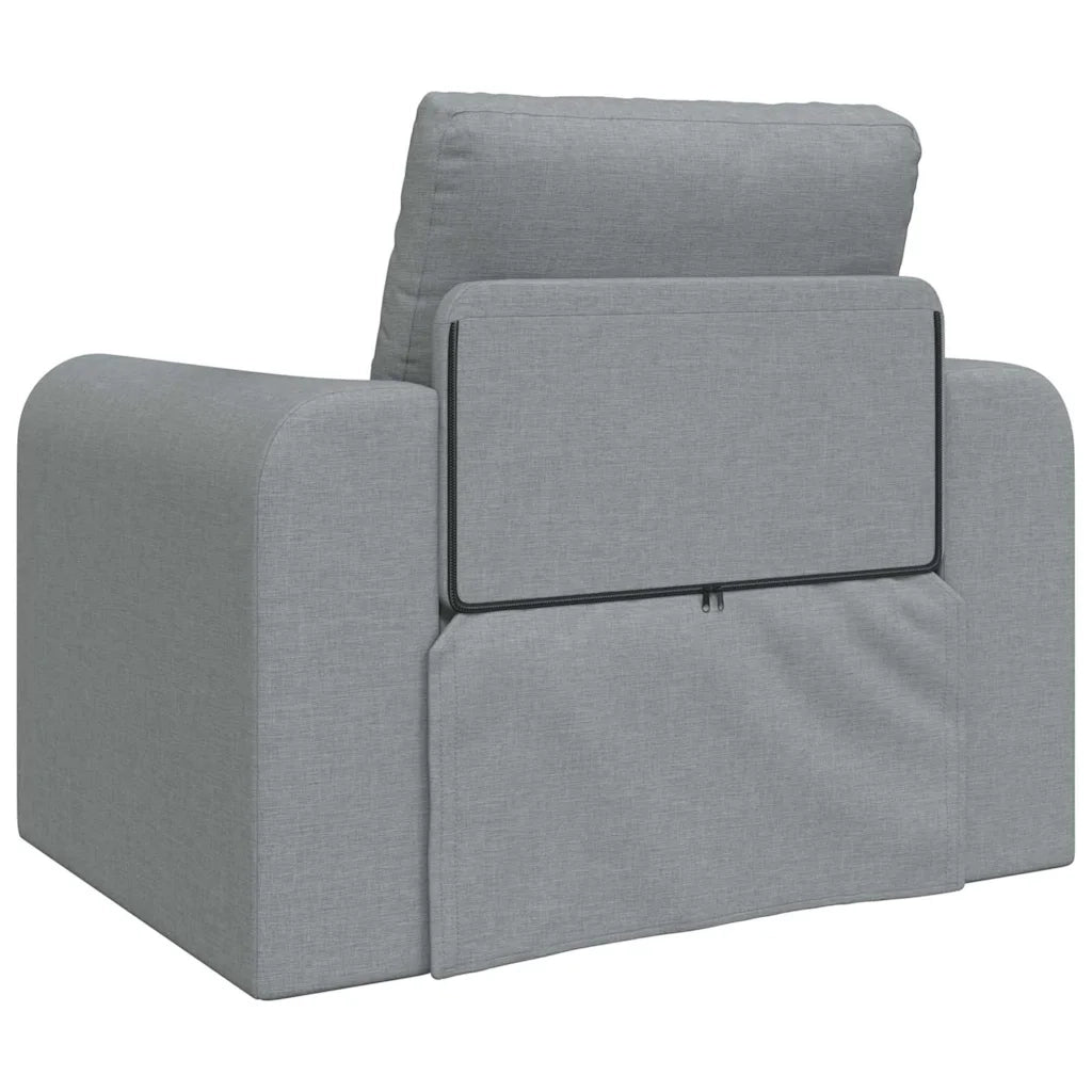 Divano letto-Sofa Letto-Daybed Grigio chiaro 98 x 71 x 83 cm Tessuto