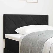 Testiera LED Nero 90 cm Velluto 3338196