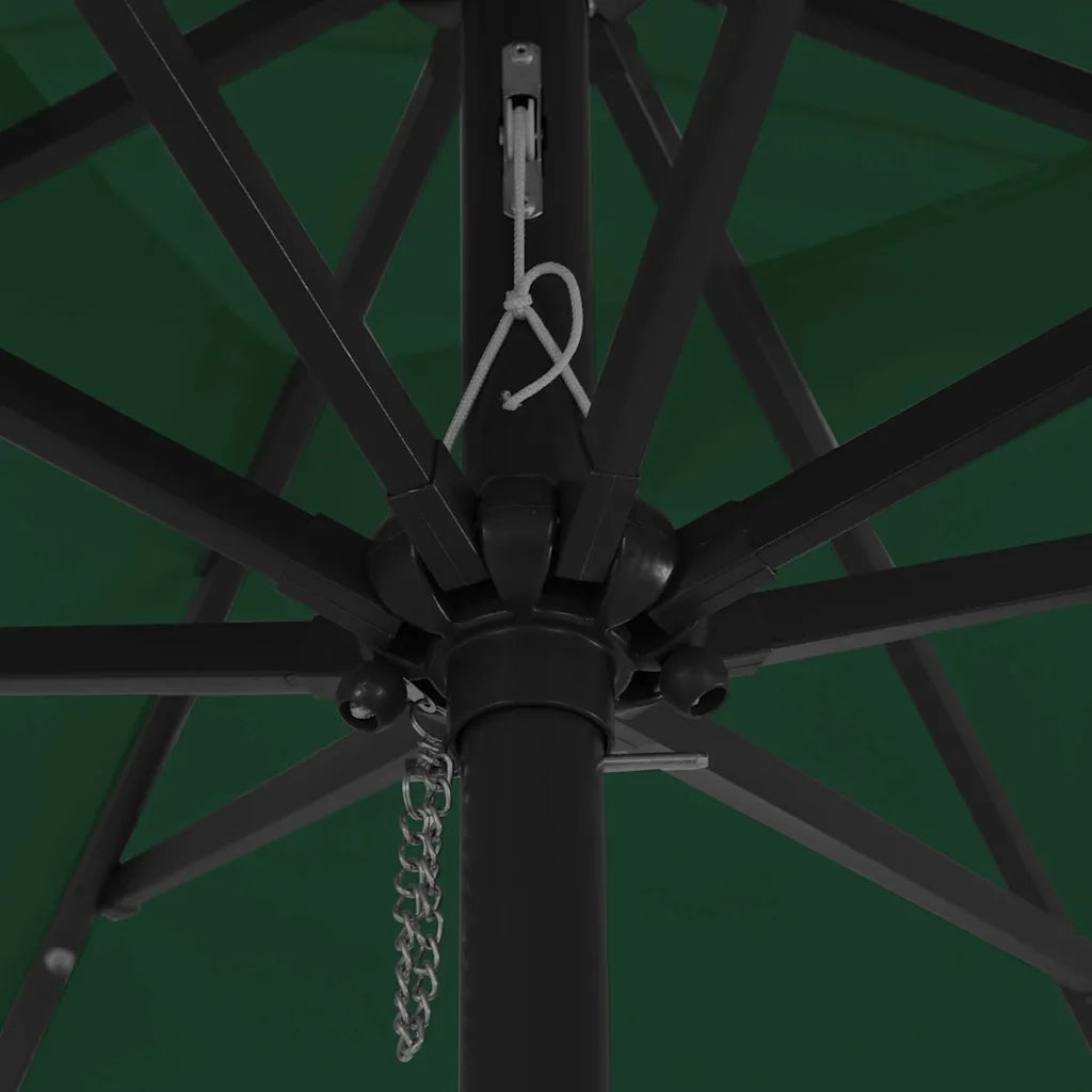 Ombrello | Parasol da giardino Verde 295 x 295 x 245 cm